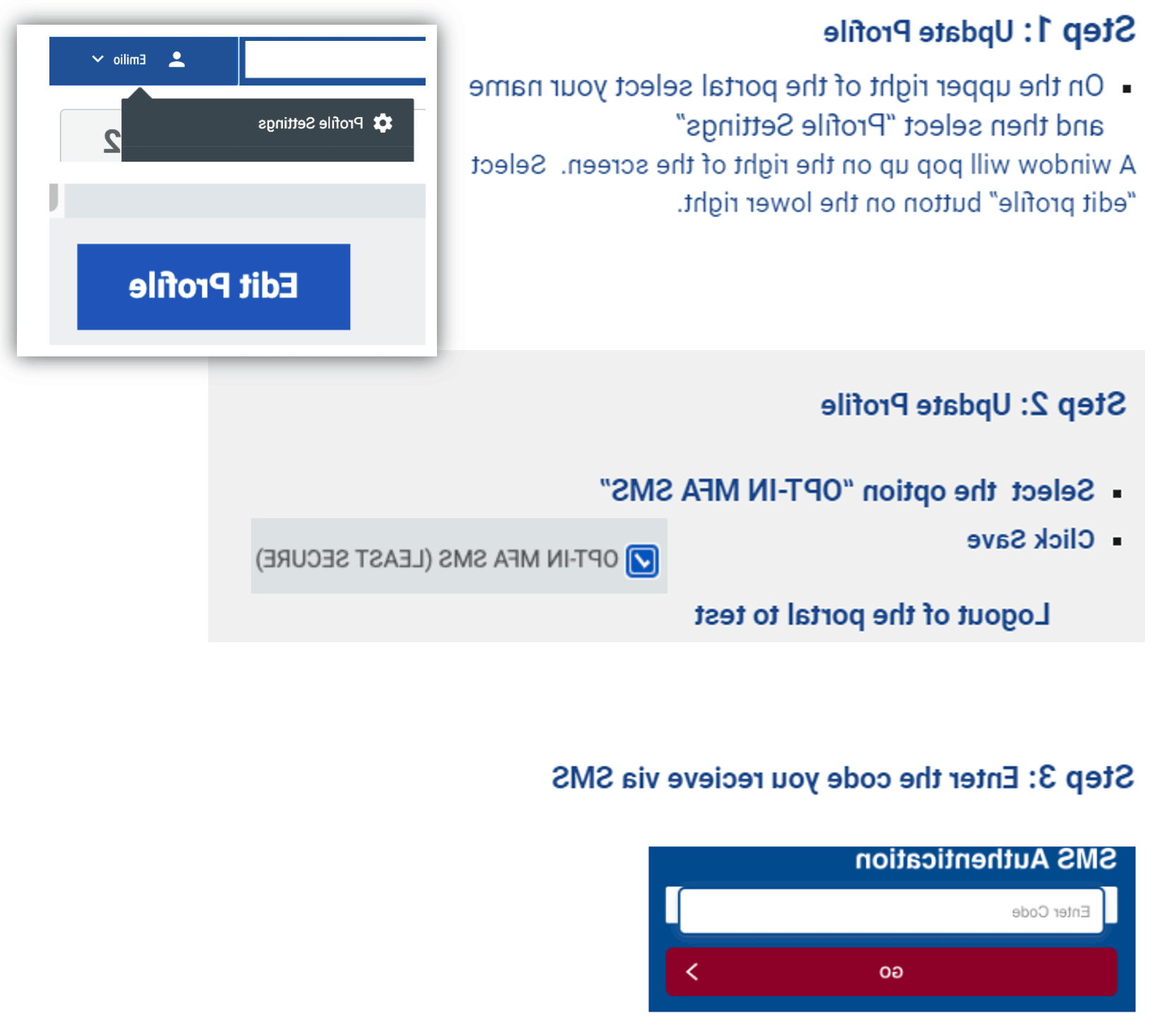 Multi-Factor Authentication SMS